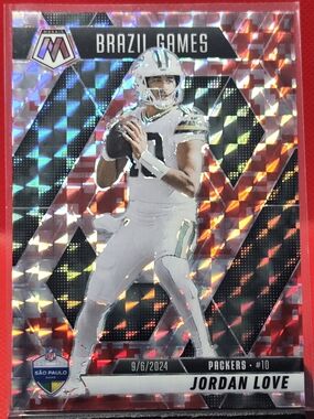 2025 Panini Mosaic Red Camo - Jordan Love